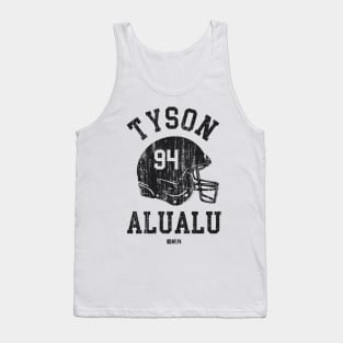 Tyson Alualu Pittsburgh Helmet Font Tank Top